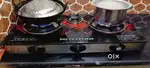 Black automatic gas stove good condition