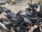 Rider's sports bike