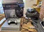 PlayStation 4 Pro 1tb God of War Limited Edition Console W/ Box+Game+C