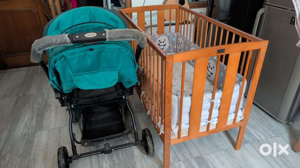 Branded and unused Baby cot and Pram