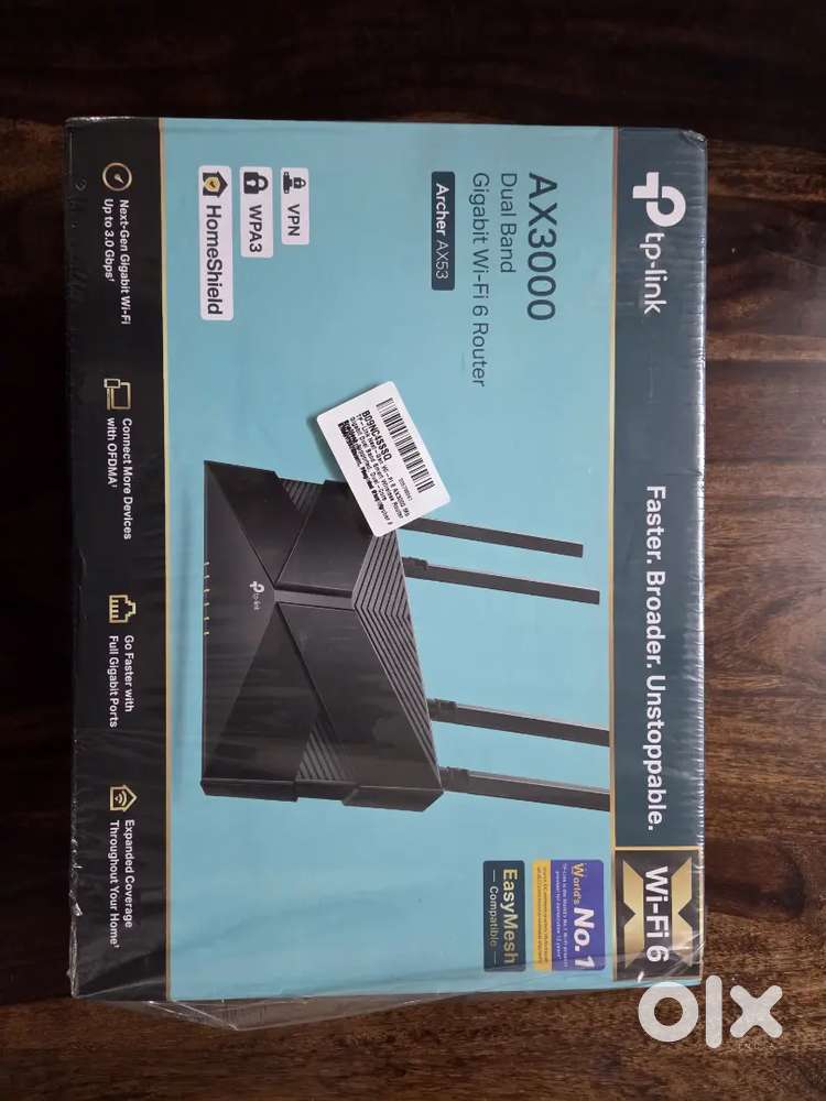 Brand New TP Link WiFi 6 AX3000 router