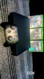 Xbox one x 1tb with 6 games one controller very neat condition