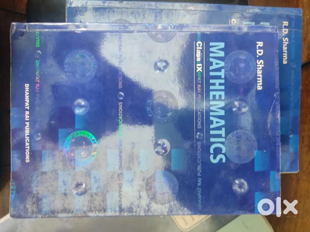 For class 9th r. D sharma 2 books one for solving sendond one for mcq.