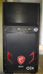 Cori3  7th  gen, gigabyte H110M-H motherboard, 8Gb Ram,  1tb hdd,