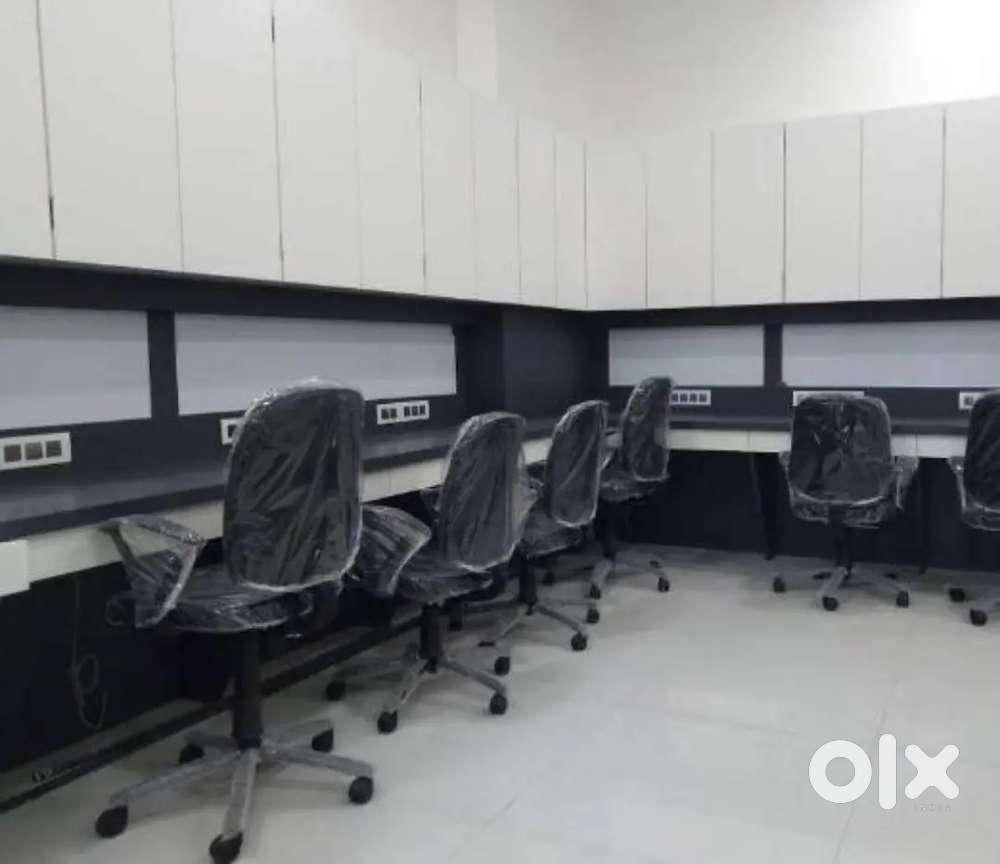 BOSS CABIN WORK-STATION-10 FURNISHED OFFICE AT RENT PALASIYA INDORE