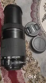 Canon DSLR lens only lens 55 to 250 mm