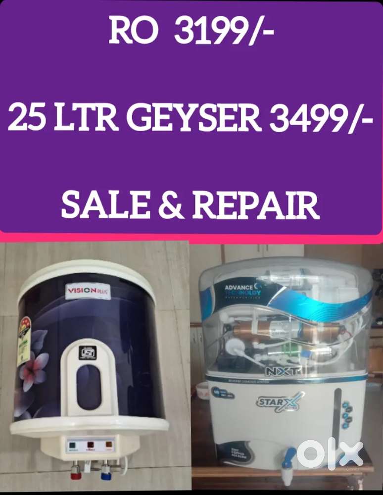 AQUA FRESH WATER PURIFIER RO FILTER, GEYSER, CHIMNEY, INVERTER, REPAIR