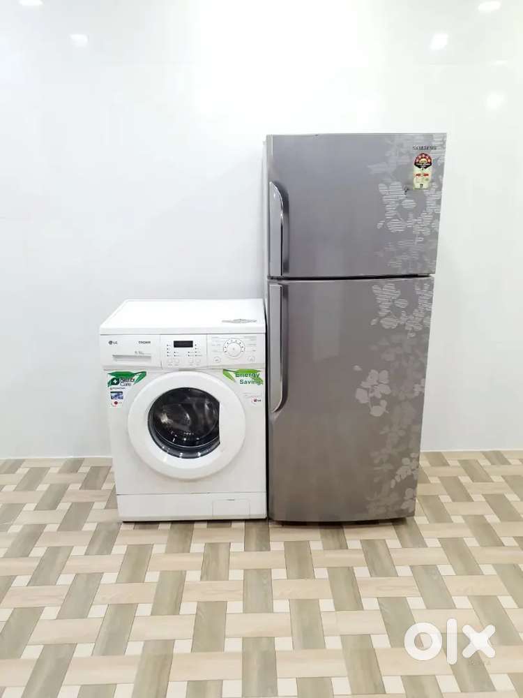 Samsung Double Door Fridge & LG Front Load Washing Machine –
