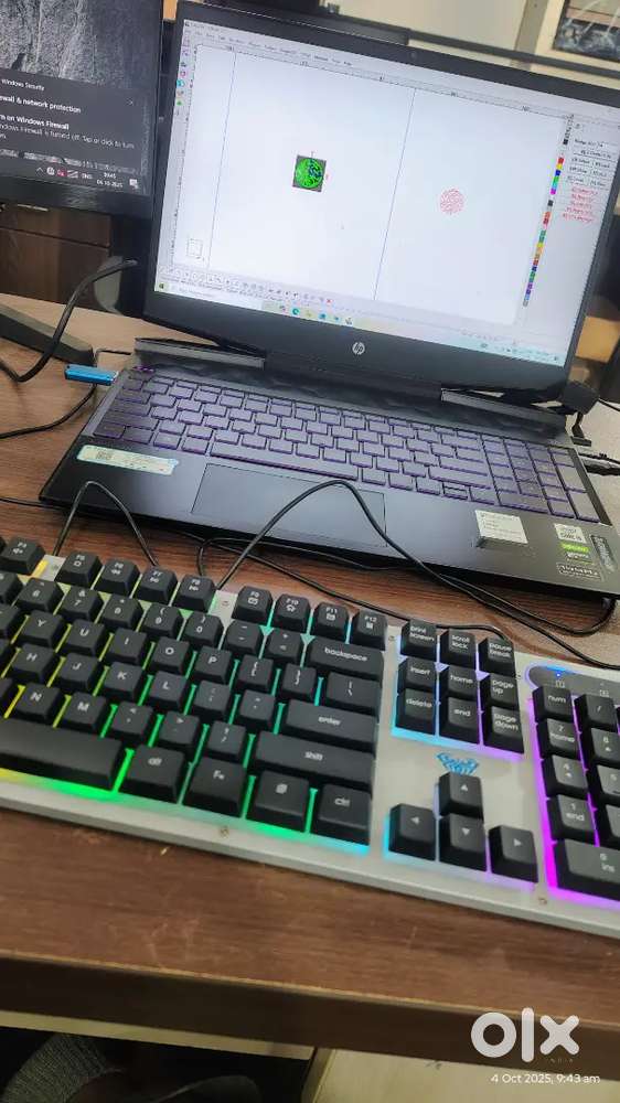 Hp pavillion gaming i5 10gan window 10   8 gb ram 1 tb hdd 256 SSD