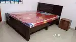 Brand new queen size bed with mattress in wholesale factory price.