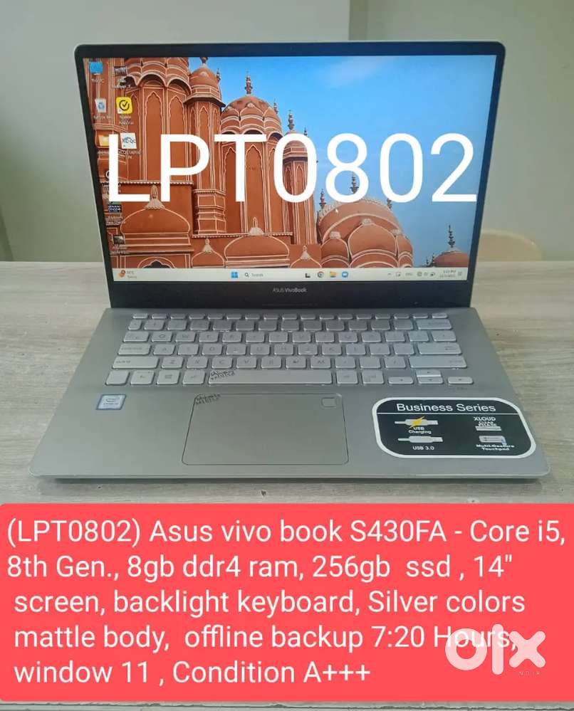 (LPT0802) Asus vivo book S430FA refurbished Laptop