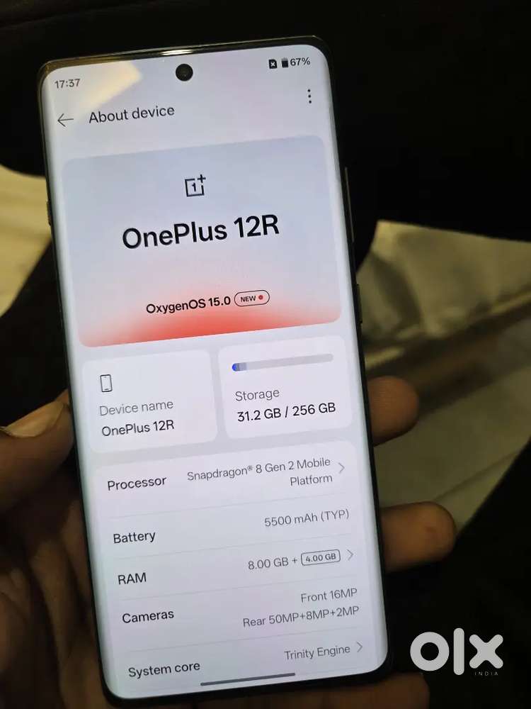 one plus 12R 8/256