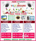 HIKVISION CCTV CAMERA WHOLESALE  PRICE   VANAGARAM
