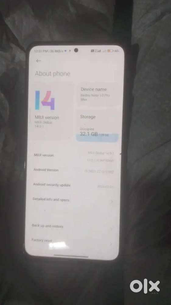 Redmi Note 10 Pro Max  6/128
