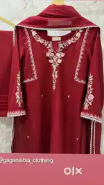 Girl and woman designer suit