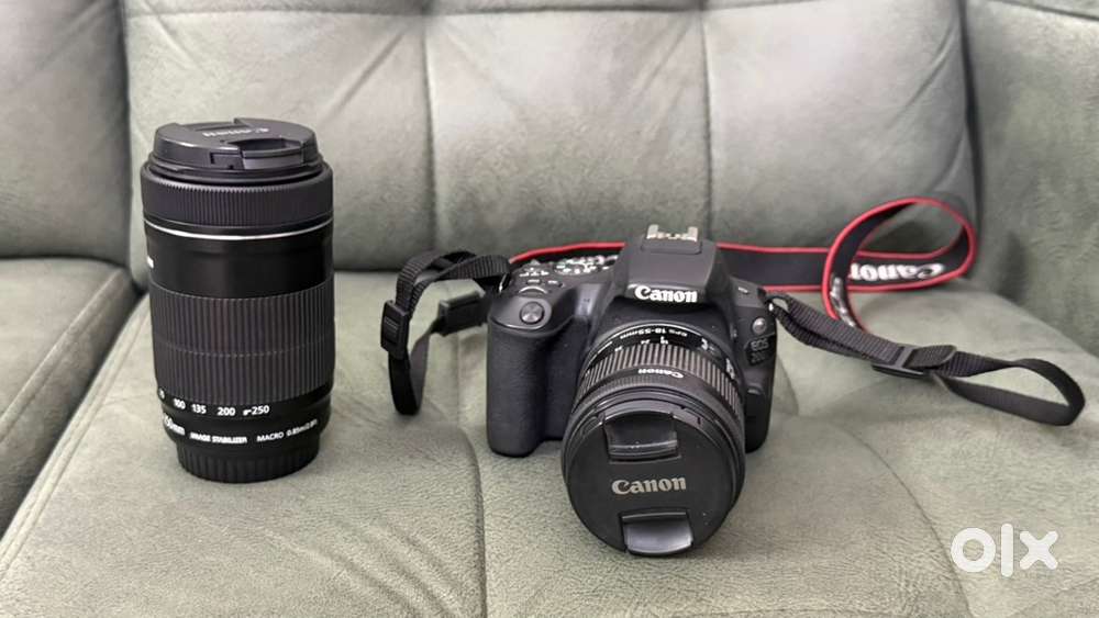 Canon 200D for sale with kit lens 18-55 and 55-250MM
