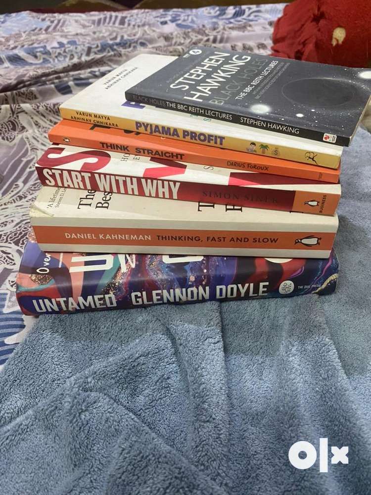 Set of 6 popular non-fiction books/novels