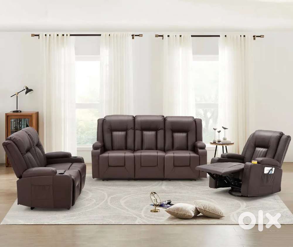 3+1+1R Pieces sofa set in emi available Aliyar Arham Recliner