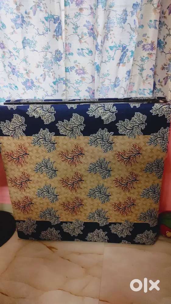 Iron Folding cot with mattress