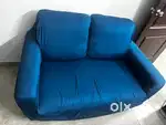 Sleepyhead Sofa Yolo - 2 Seater Sofa (Fabric, Berry Blue)