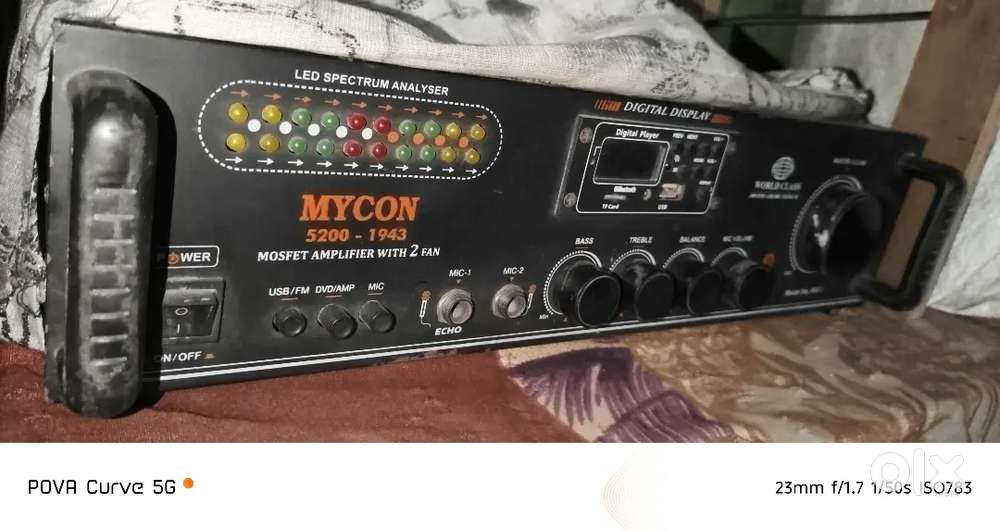 2 speaker 12 in 155 magnet 220 wat 1 amplifier mycon company $ 14950