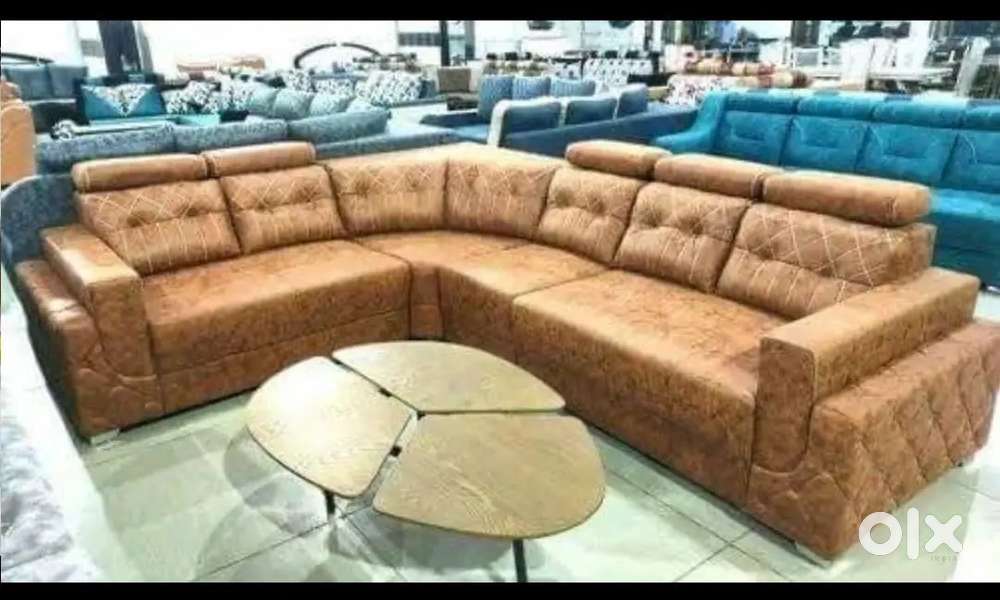 Premium quality L shape sofa luxury model