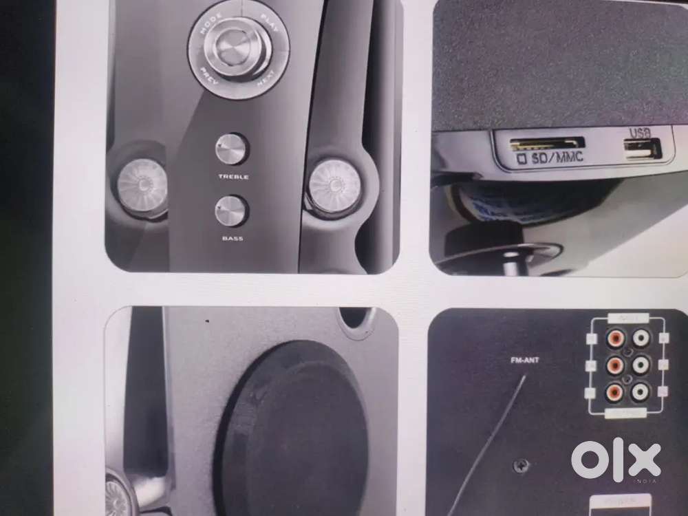 Zebronics home theatre with bill only 3 month os use new condition