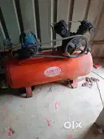 3 hp compressor 3 फेज मोटर के साथ रनिंग कंडीशन में है कोई काम नहीं है