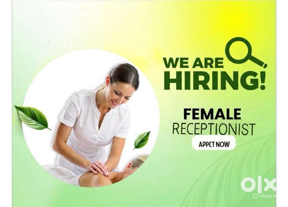 Female receptionist needed in spa