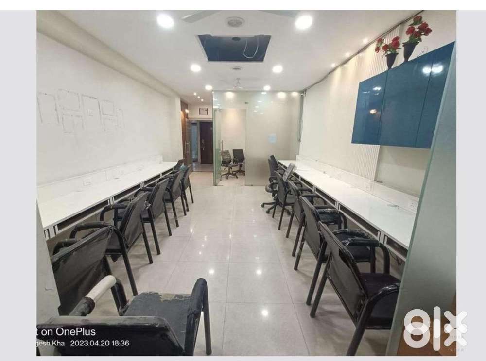 Commercial furnished office available on rent new palasiya indore