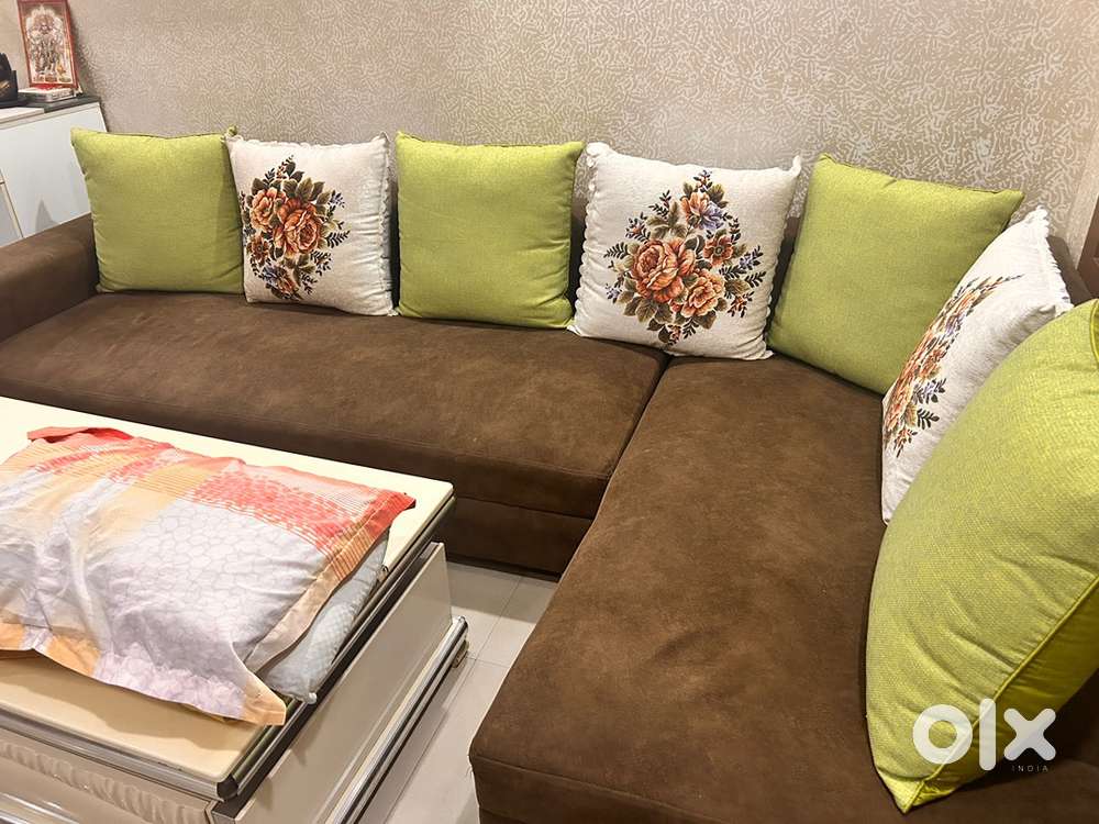 Beautiful and comfortable Suade 7 seater sofa