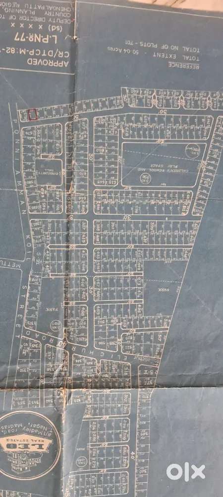 Valarmathi Nagar layout land DTCP approved