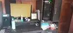 Computer cum study table and a short storage cum sitting