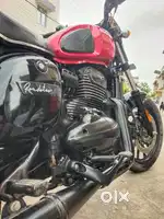 Yezdi Roadster twin cylinder motorcycle with new battery .