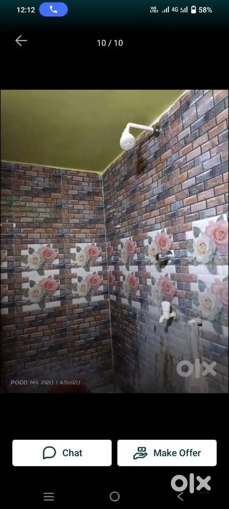 2 bhk flat sharing 4 girl