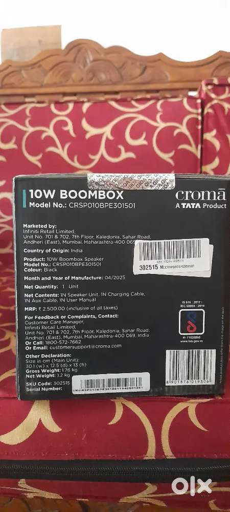 Brand New Croma Speaker Seal Pack - With full warranty