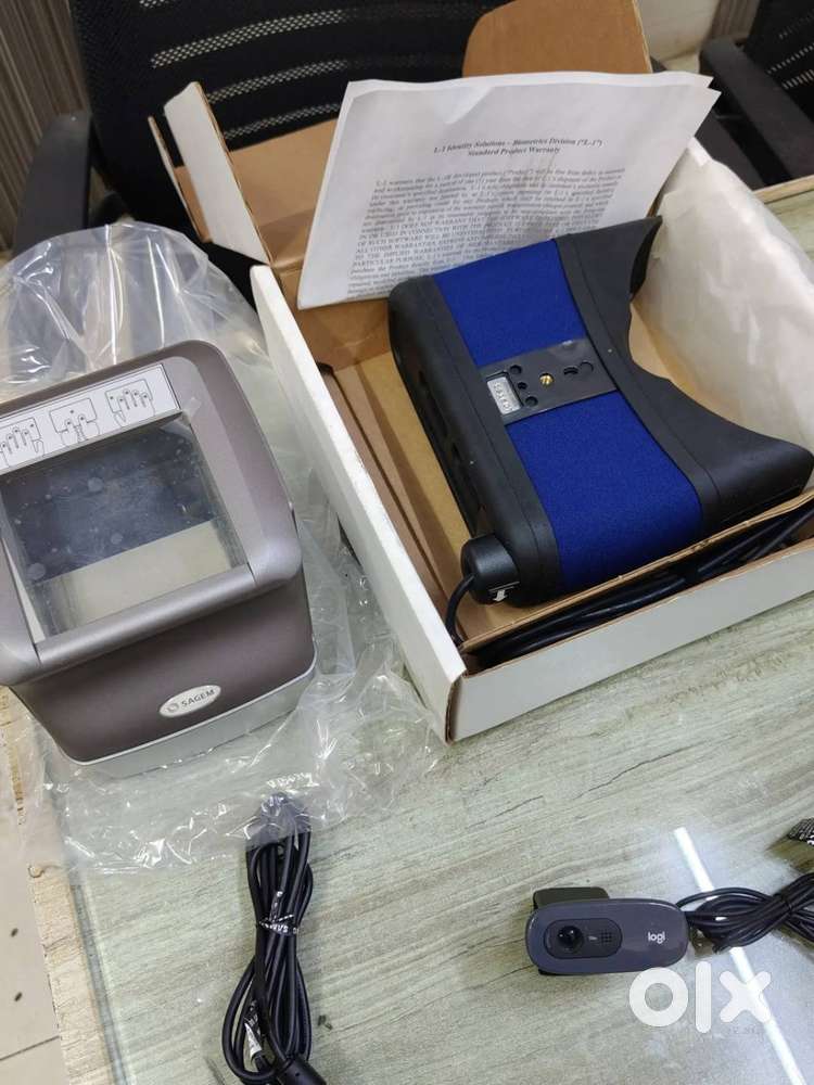 NewMorpho Aadhar Kit MFS 600 Biometrics + Morpho Iris Scanner