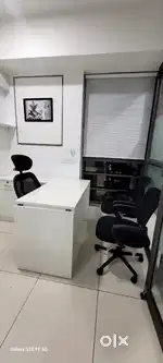 Office on rent furnished 1 cabin 9 seats at Prahladnager