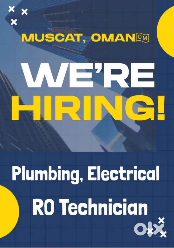 RO Technician, Plumber, Electrician