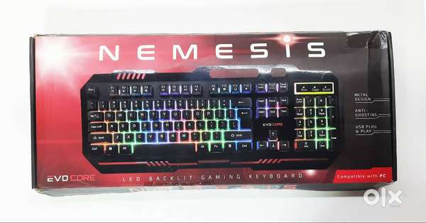 Merkury Innovations EVO Core Nemesis LED Backlit Gaming Keyboard - (MI