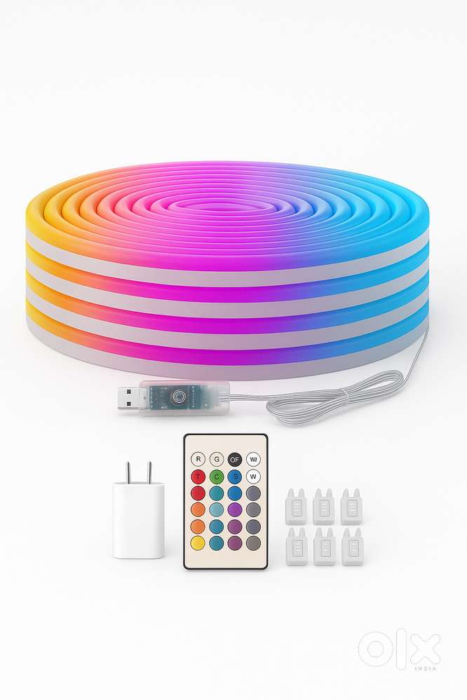 One94Store 5 Meter Smart RGB Neon LED Strip Lights with App & Remote