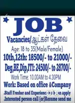 Job vaccancy work from home available