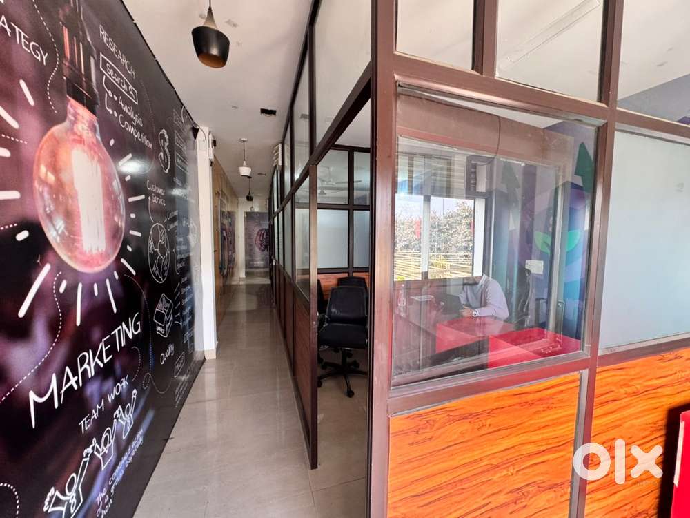 this is 1000 sqft furnishd office for rent in indrangr
