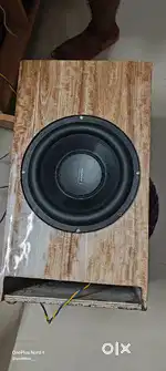 10 inch SUBWOOFER with 45hz tunde box.