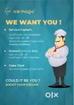 Hiring – Cafe Staff (Service Boys, Captains, Cake Chef) – Apply Now!