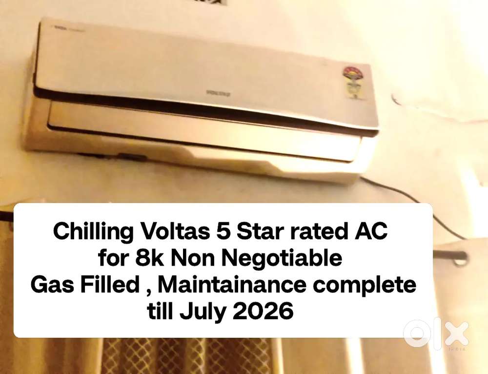 Chill Cold Voltas AC 5 star Energy rating
