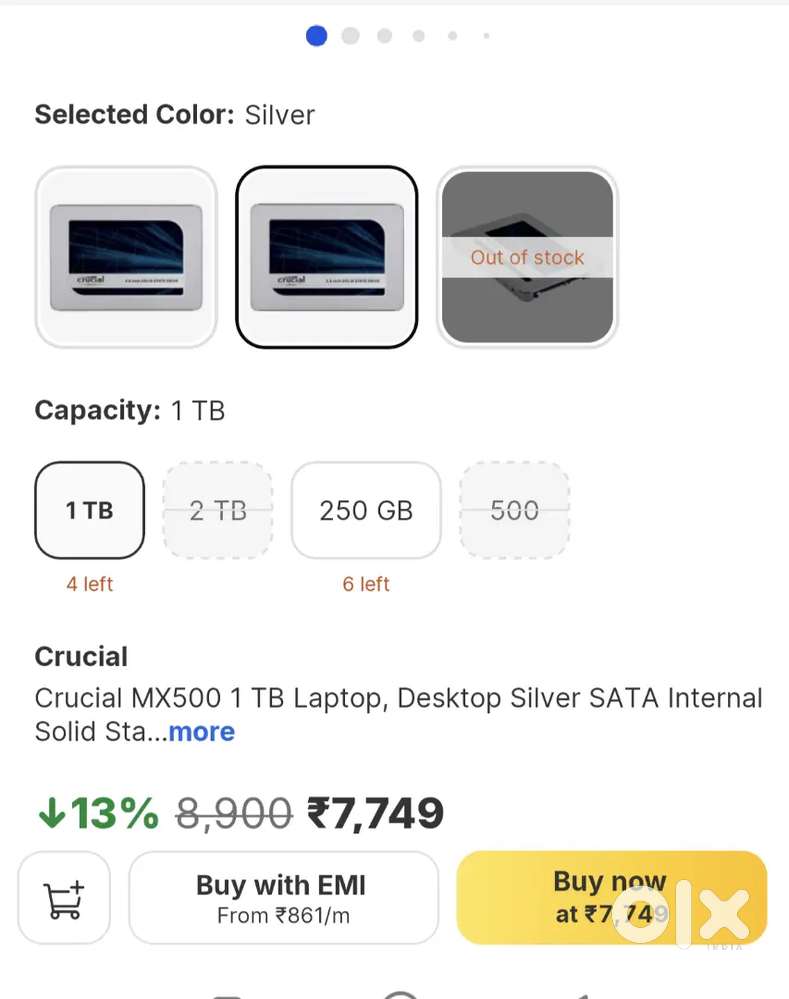 SSD 1TB seal pack