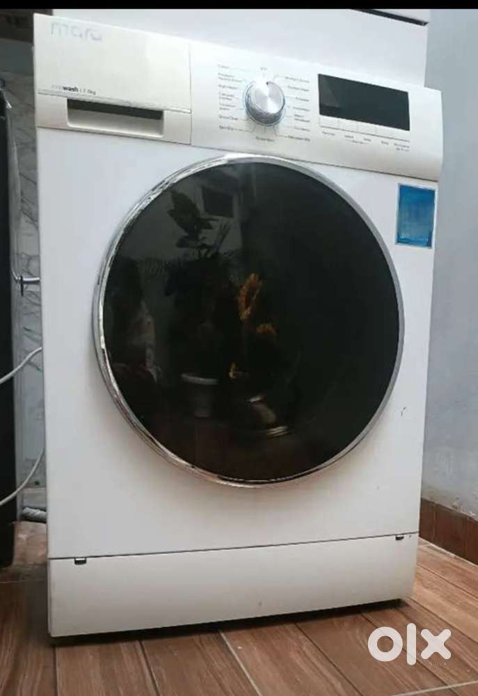 Front load 7.5 kg washing machine with inbuilt heater