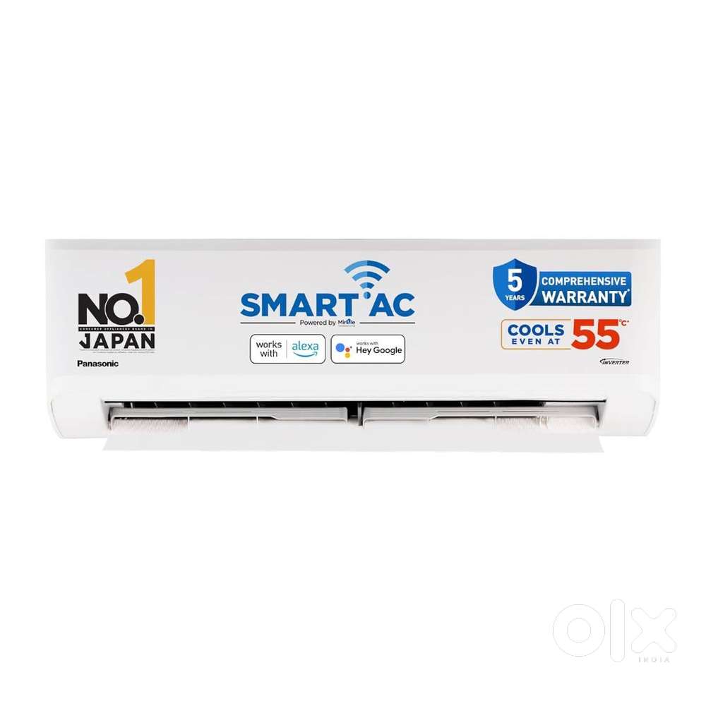 Panasonic 1.0 Ton 5 Star Premium Wi-Fi Inverter Smart Split AC