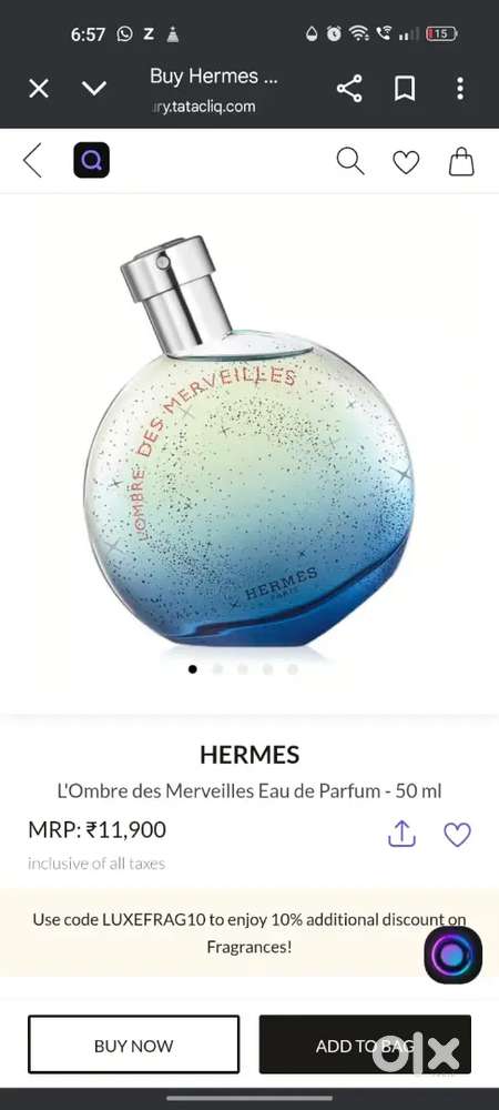 L'Ombre des Merveilles Eau de Parfum - 50 ml

MRP: 11,900